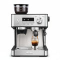 20 Bar Espresso Machine with Grinder & Steam Wand for Latte Cappuccino | Removable Water Tank, Powerful Milk Frother, Stable Pressure System for Crafting Silky Homemade Coffee Drinks