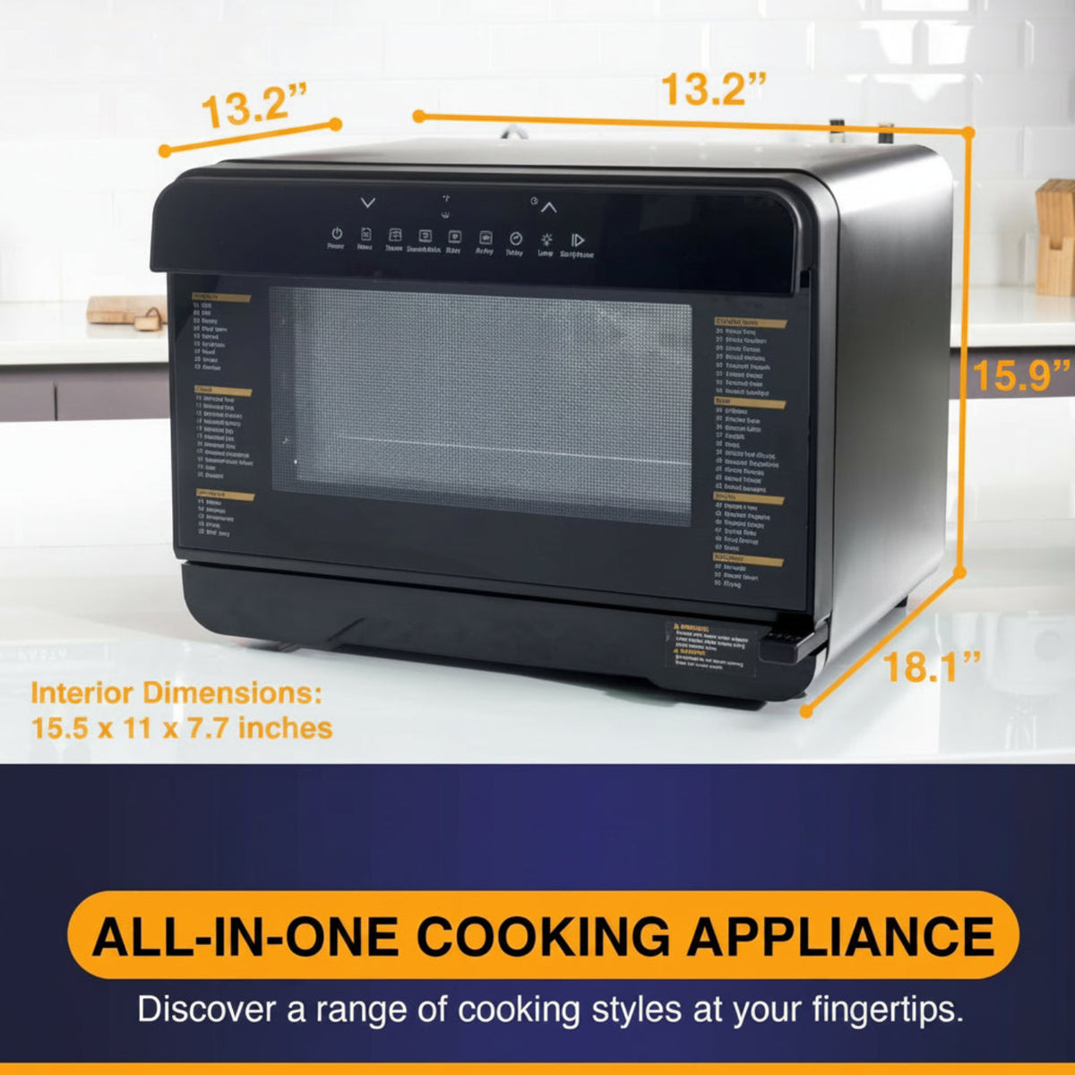 Mutlifunction Air Fryer Steam Oven Convection Countertop All-Inone Appliance