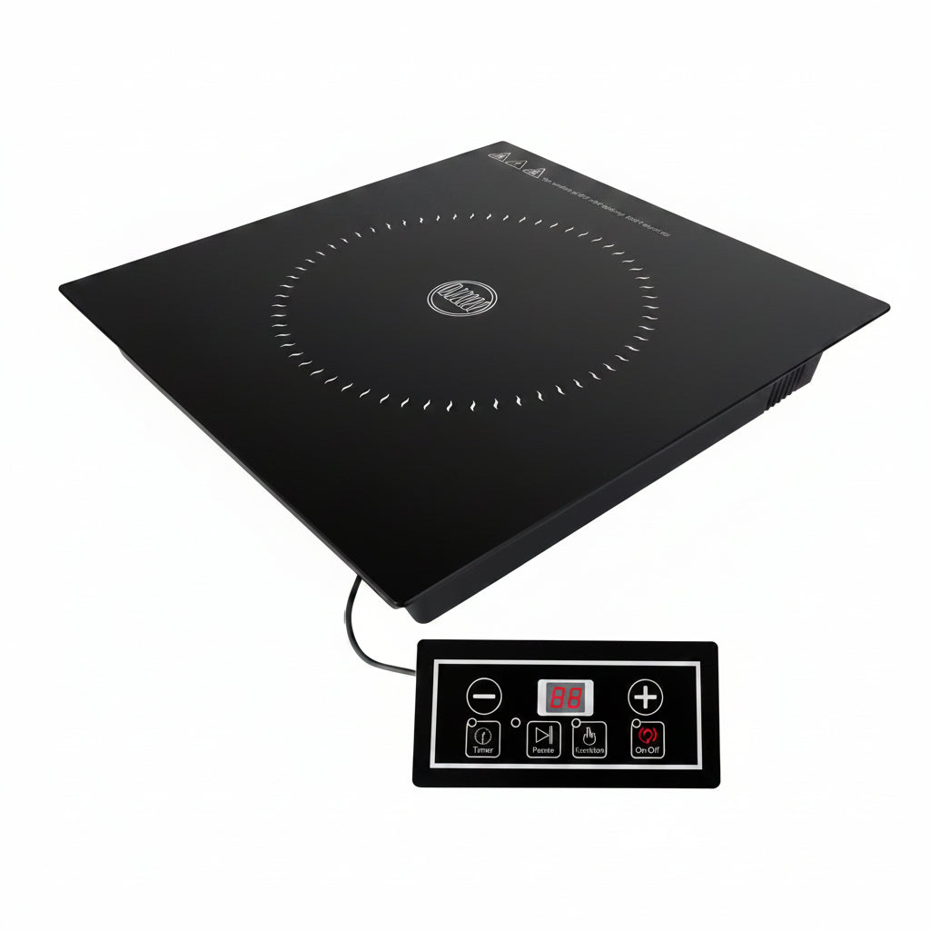 Portable Induction Cooktop, Hot Plate Electric, Single Burner, 10 Levels Power, 120V, 1300W, ETL Sanitation