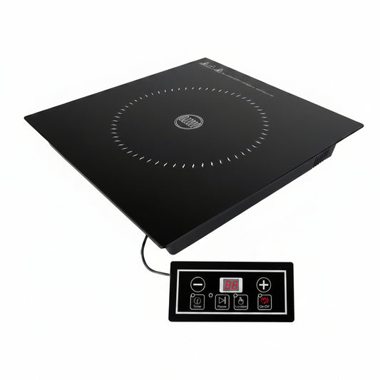 Portable Induction Cooktop, Hot Plate Electric, Single Burner, 10 Levels Power, 120V, 1300W, ETL Sanitation